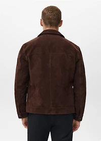 100% leather jacket with pockets