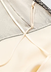 Satin camisole dress