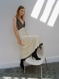 Satin camisole dress