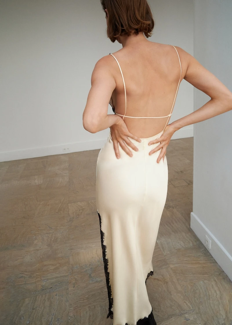 Satin camisole dress