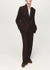 Suede moccasin with studs