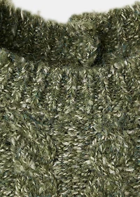 Braided knitted sweater