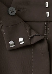 Side slit flowy pants