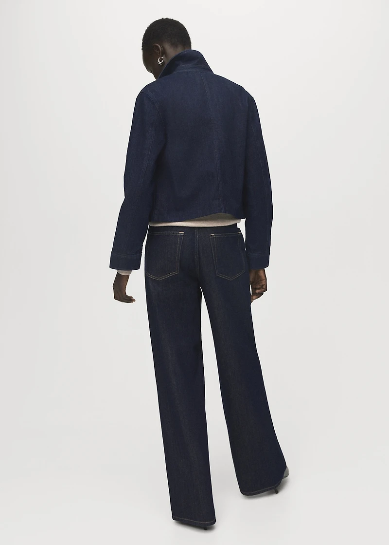 Denim jacket with pockets