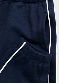 Joggers with side stripe