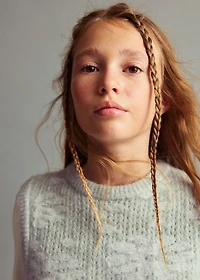 Floral-embroidered vest