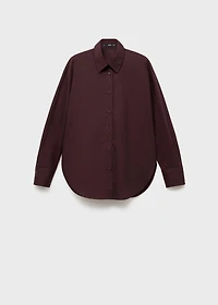 Oversize poplin shirt