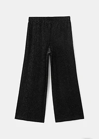 Lurex velvet pants