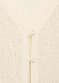 Contrast trim cardigan