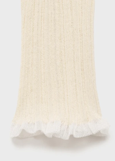 Contrast trim cardigan