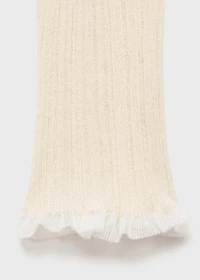 Contrast trim cardigan