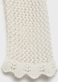 Crochet cardigan with buttons