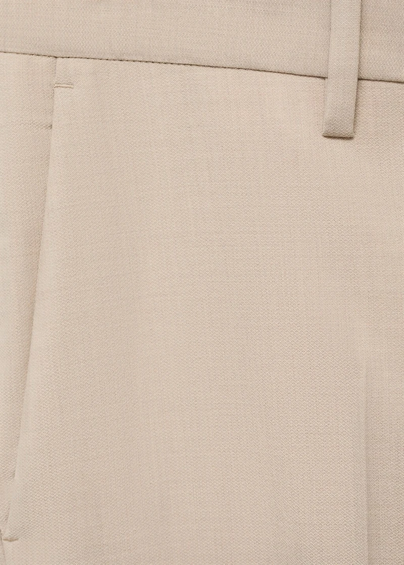 Milan slim-fit suit pants