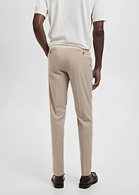 Milan slim-fit suit pants