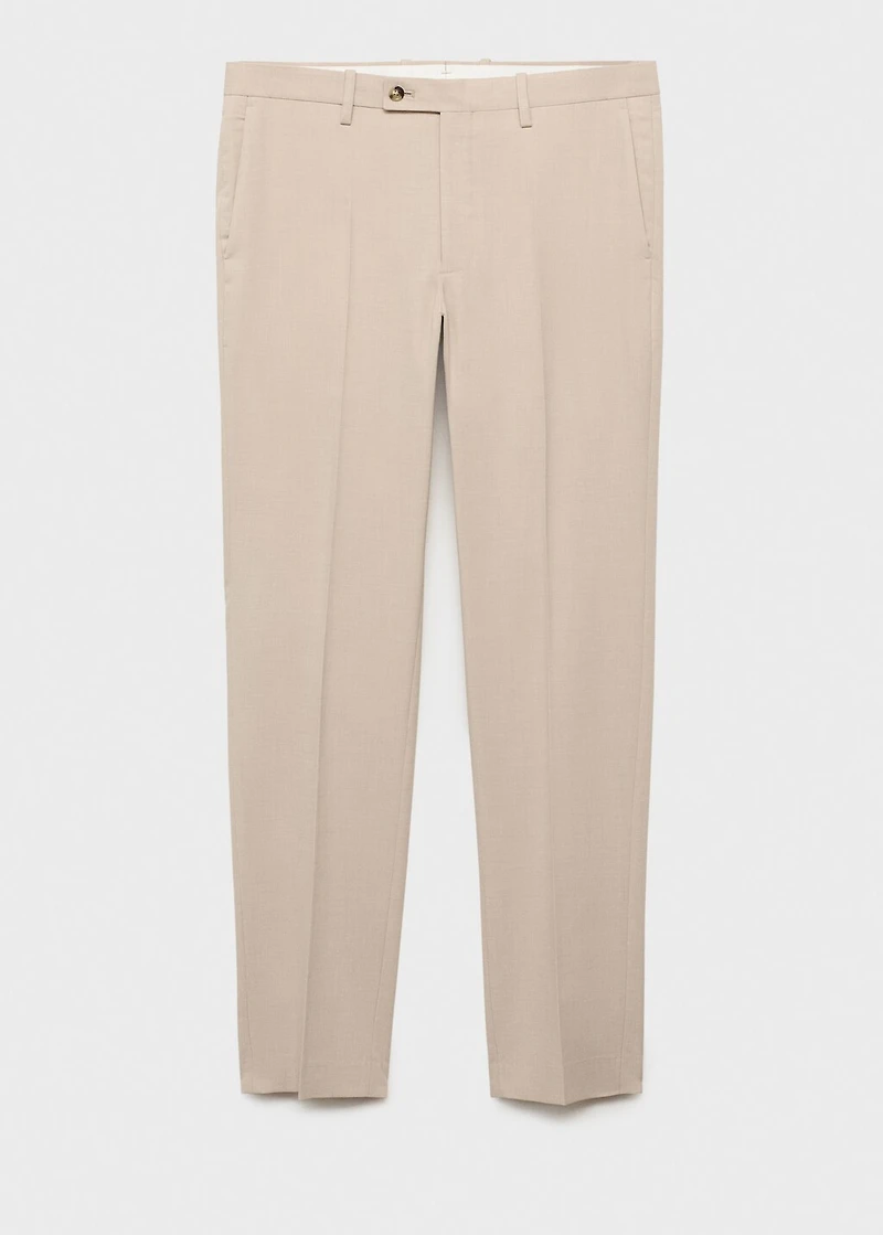 Milan slim-fit suit pants