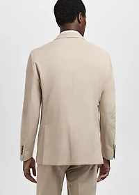 Milan slim-fit suit pants