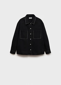 Studded denim jacket