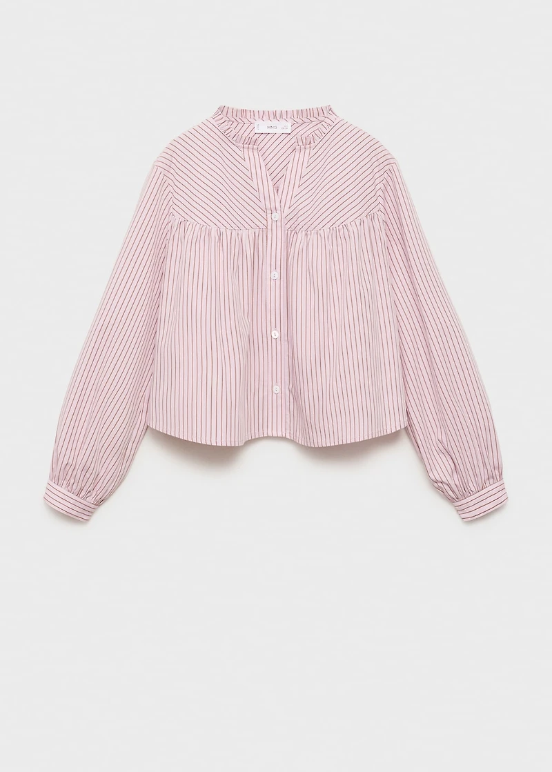 Striped cotton shirt