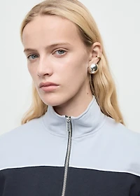 Two-tone fitted jacket