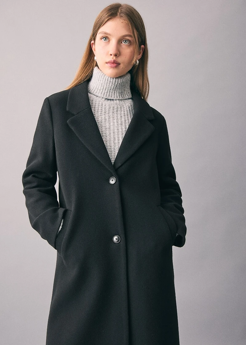 Long cloth coat