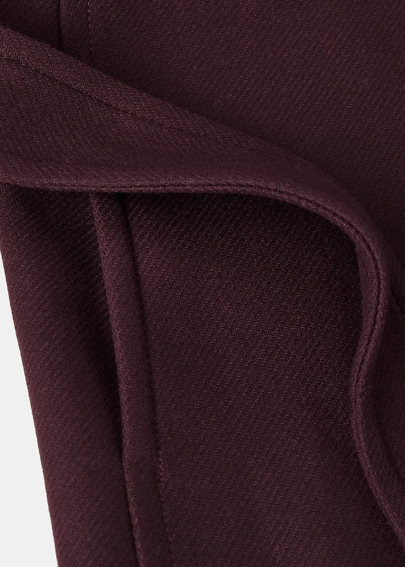 Manteco wool coat with belt