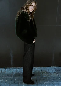 Low-rise barrel jeans