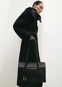 Structured wool coat