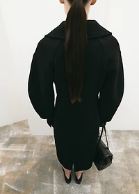 Structured wool coat