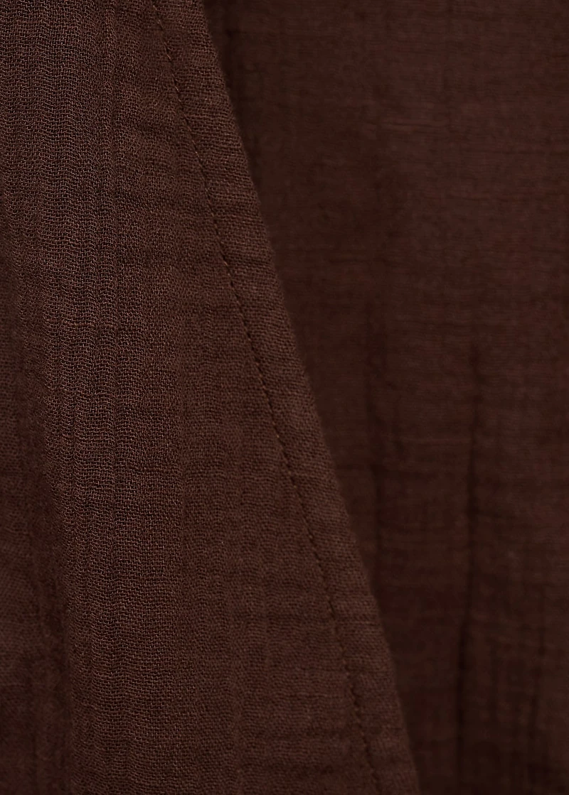 Ruffled top with bows