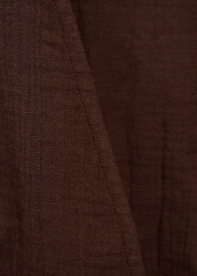 Ruffled top with bows