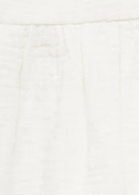 Cotton top with ruffles