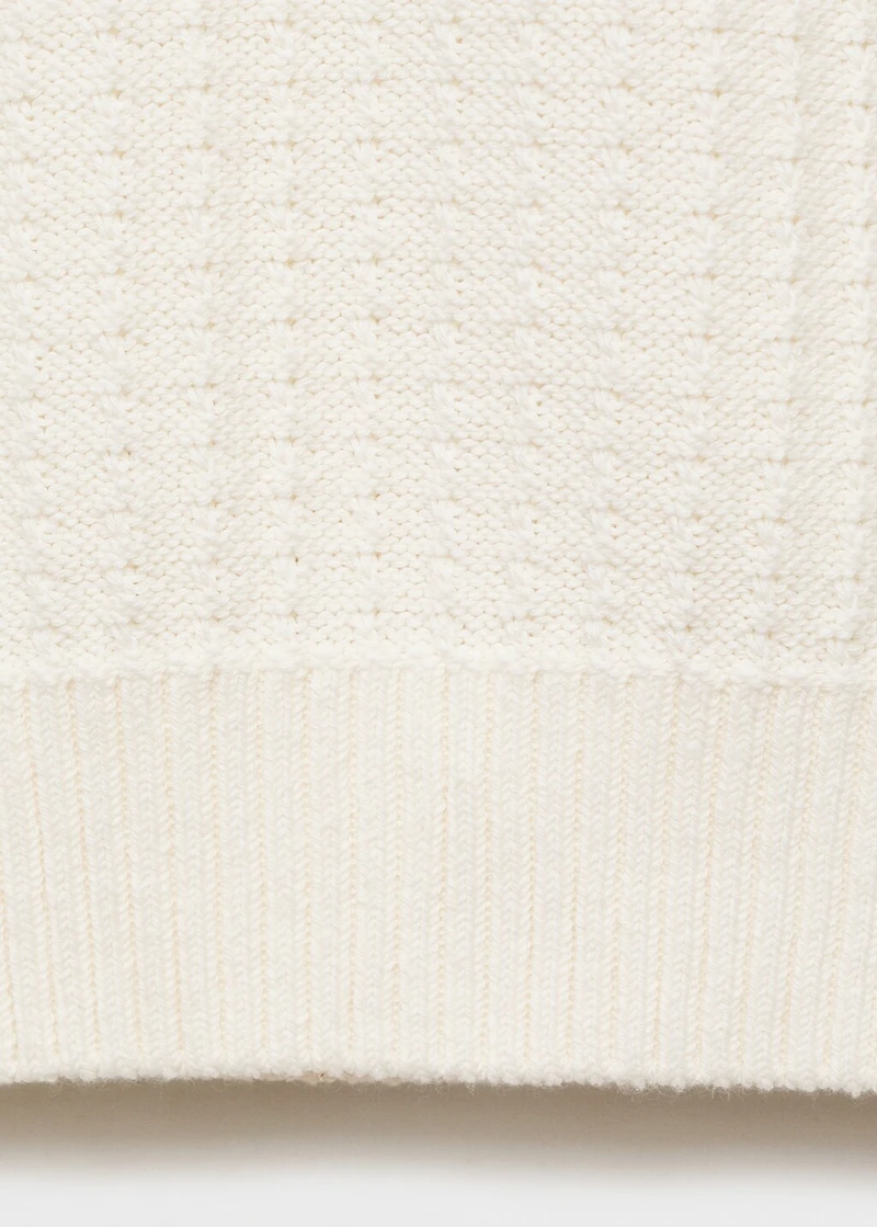 100% cotton knitted polo structure