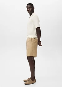 100% cotton knitted polo structure