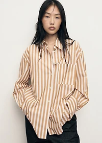 Oversize striped shirt