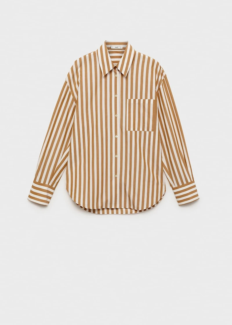 Oversize striped shirt