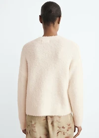 Bouclé-effect sweater