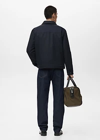 Quilted water repellent jacket