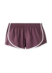 Shorts with contrasting stripes