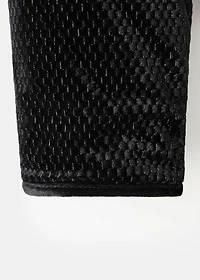 Lurex jacket with buttons