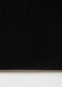 Knitted cropped sweater