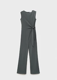 Long jumpsuit with knot
