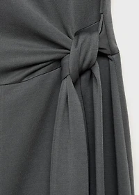 Long jumpsuit with knot