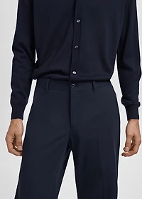 Slim-fit suit pants