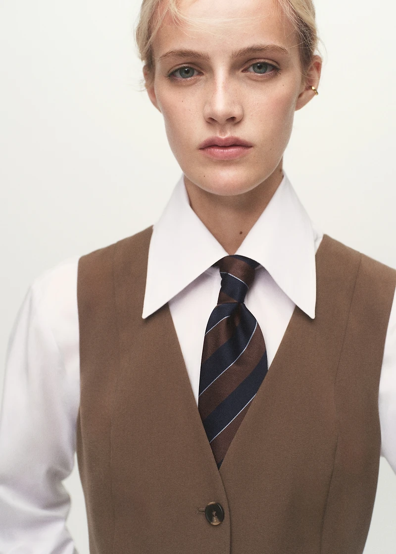 Long suit-style jumpsuit