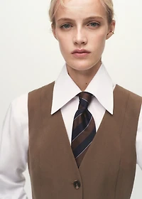 Long suit-style jumpsuit