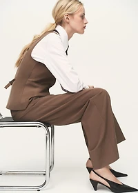 Long suit-style jumpsuit