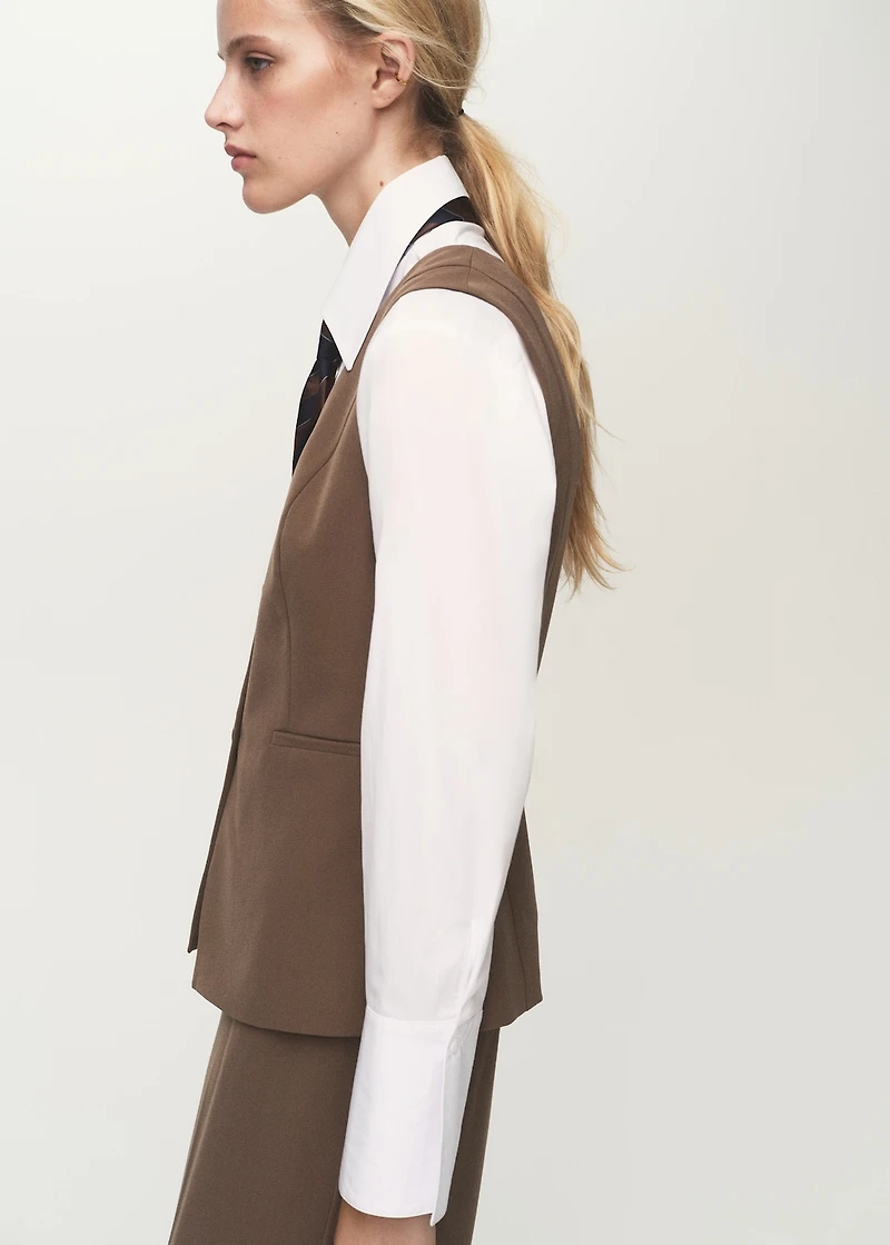 Long suit-style jumpsuit