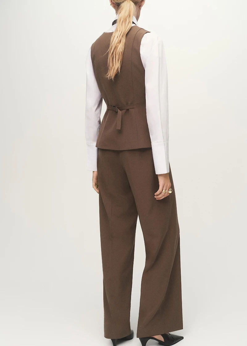 Long suit-style jumpsuit
