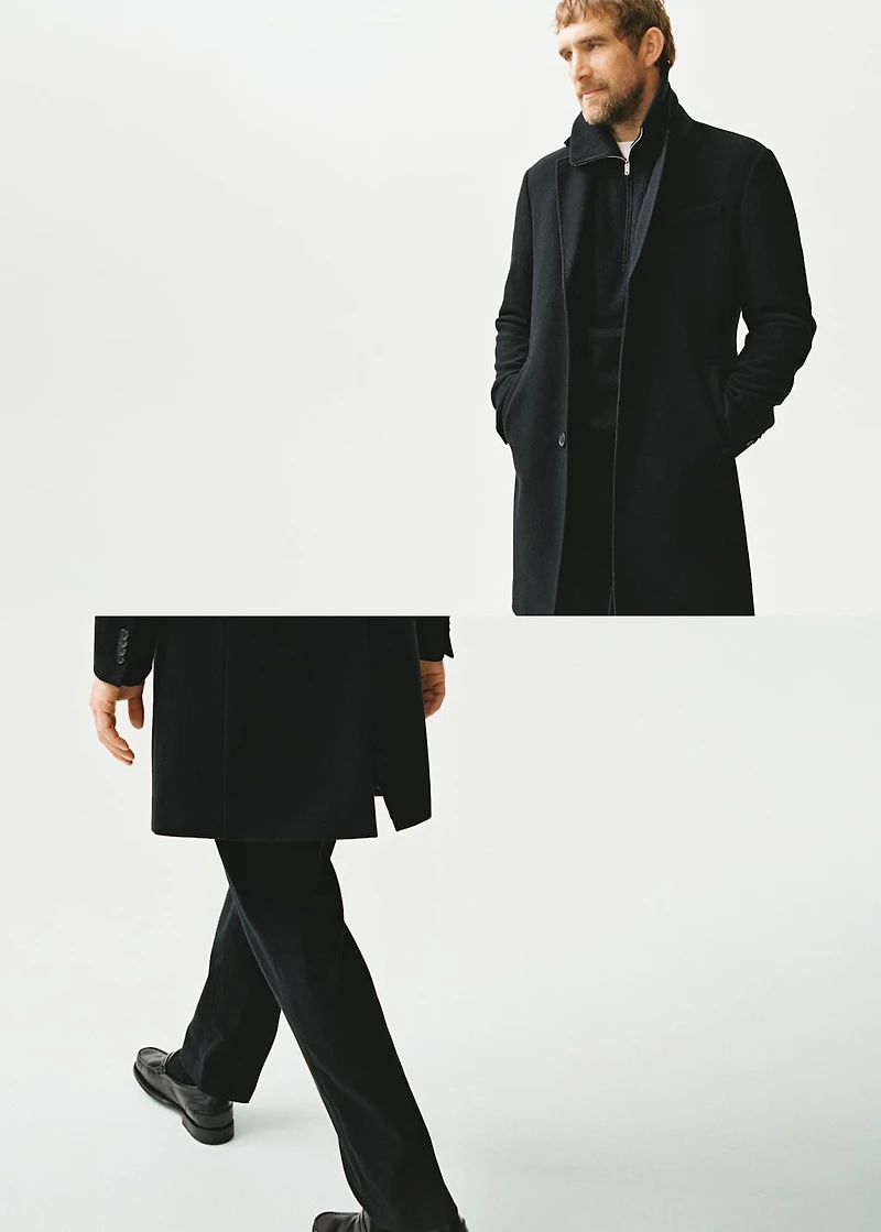 Long wool coat