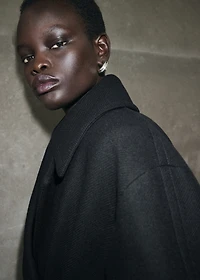 Manteco wool coat with belt